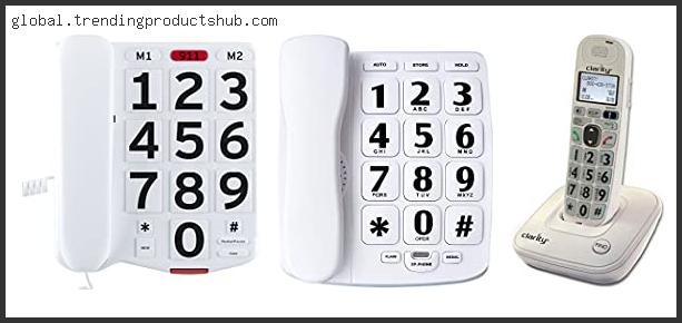Top 10 Best Cordless Phone For Vision Impaired Based On Customer Ratings