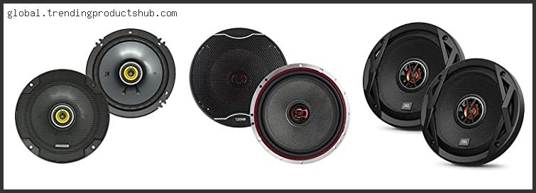 Top 10 Best Coaxial Speakers For Bass With Buying Guide