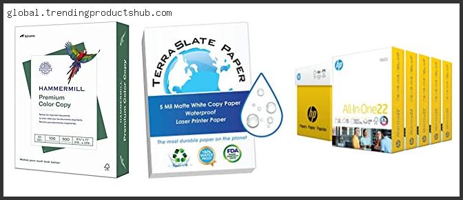 Top 10 Best Copy Paper For Laser Printers Reviews With Products List