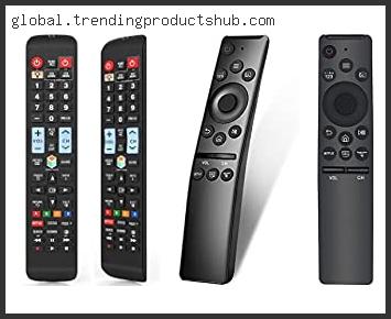 Top 10 Best Universal Remote For Samsung Smart Tv Based On User Rating